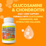 Arymar Glucosamine and Chondroitin capsules on a wooden table