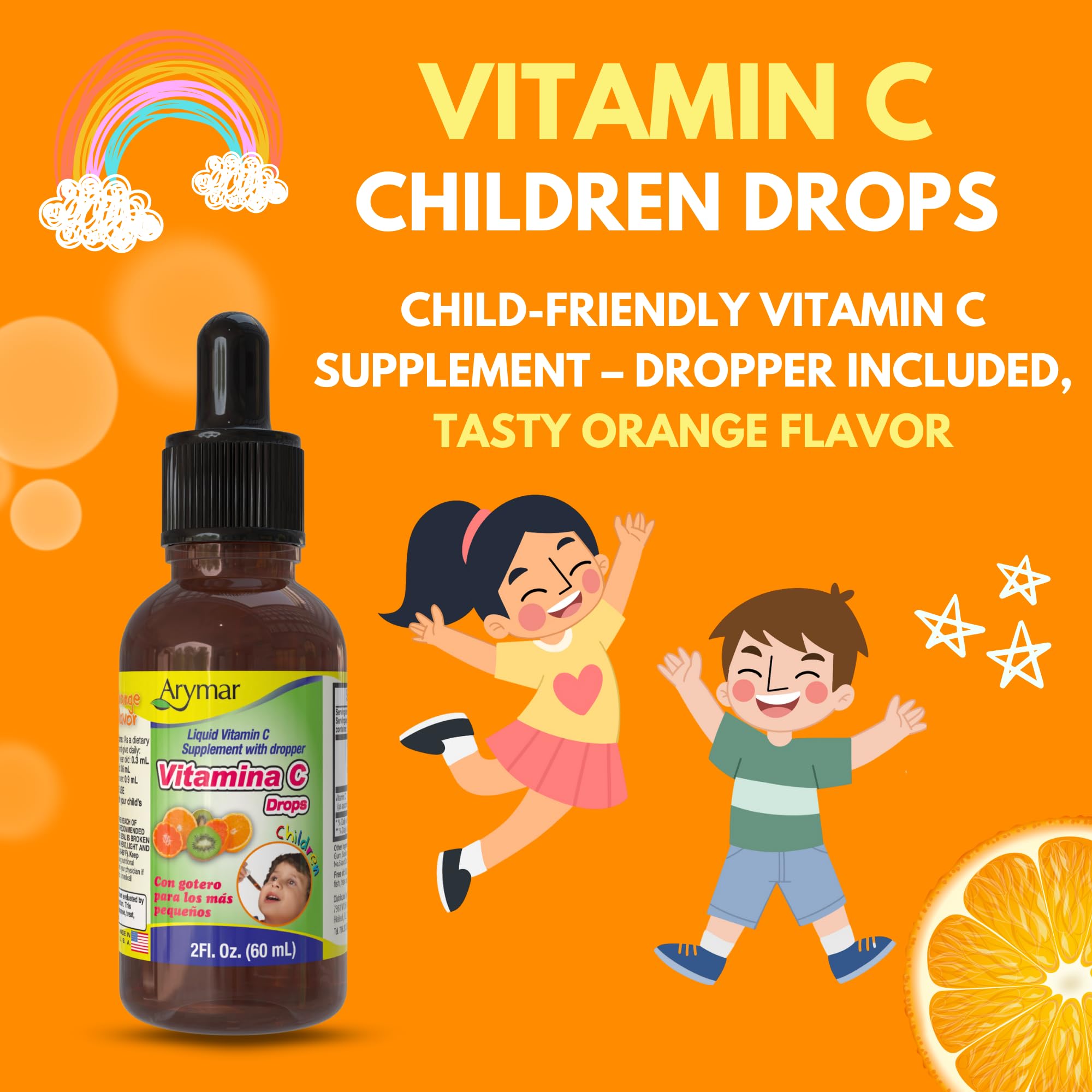 Arymar Vitamin C Liquid Supplement ingredients list