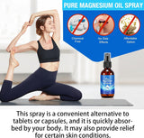 Asahide Magnesium Spray 2 Pack displayed on a wooden table