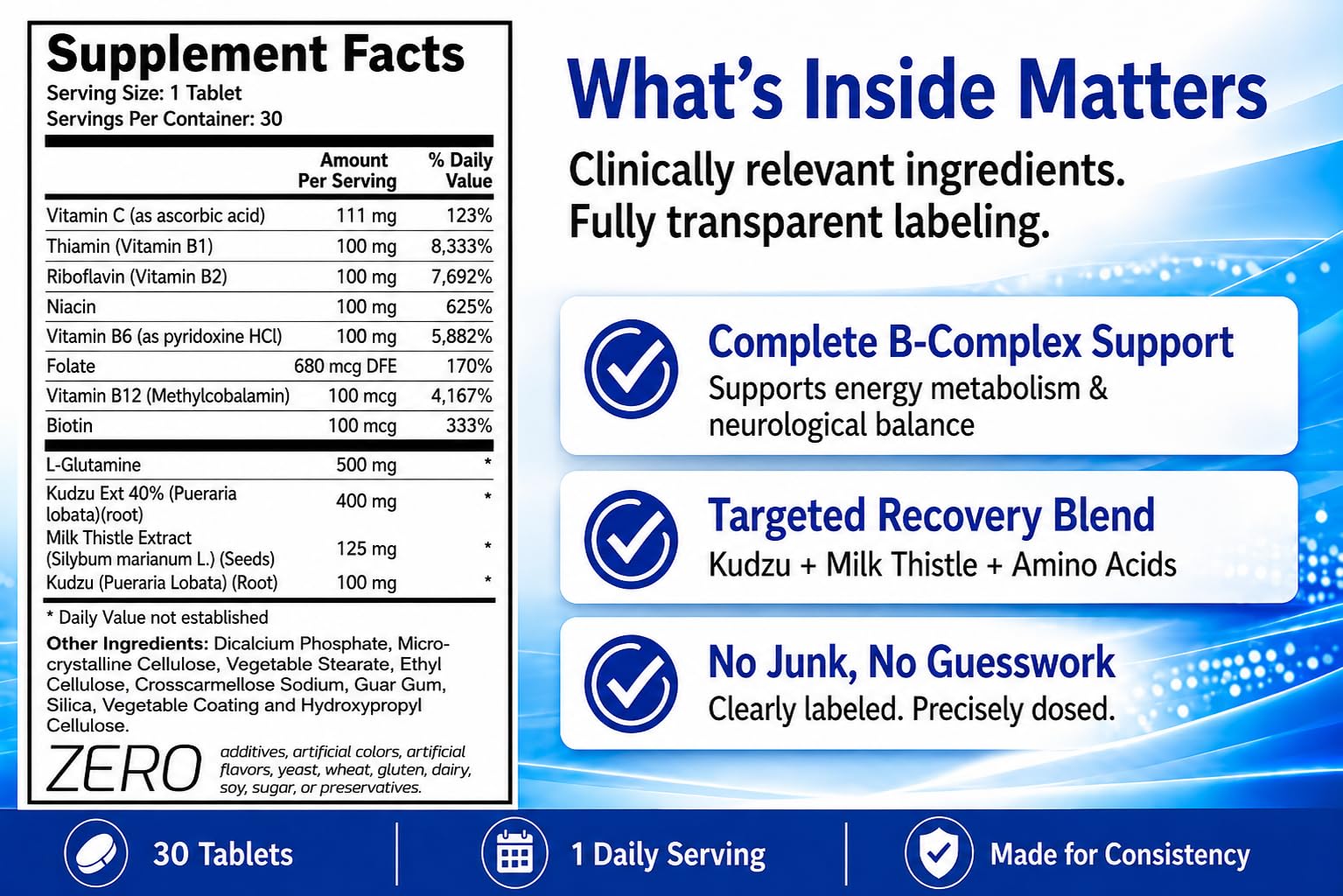 ASB Life Products Craving Control Supplement bottle side view