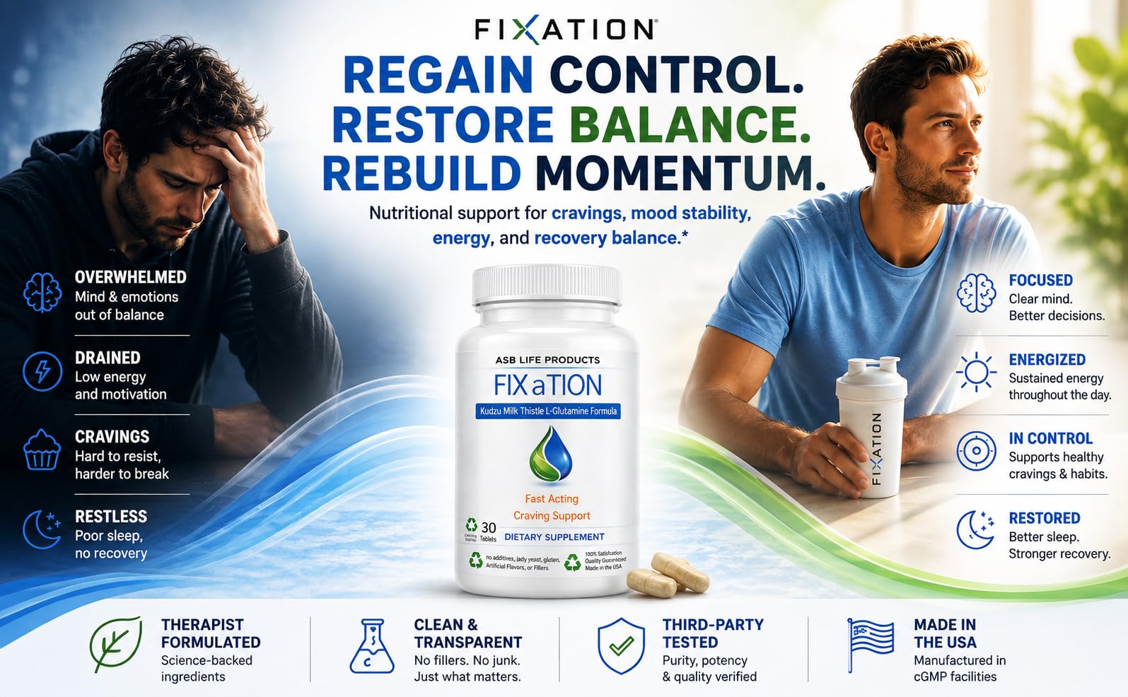 ASB Life Products Craving Control Supplement ingredients list