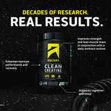 Ascent Clean Creatine Monohydrate 454g side view
