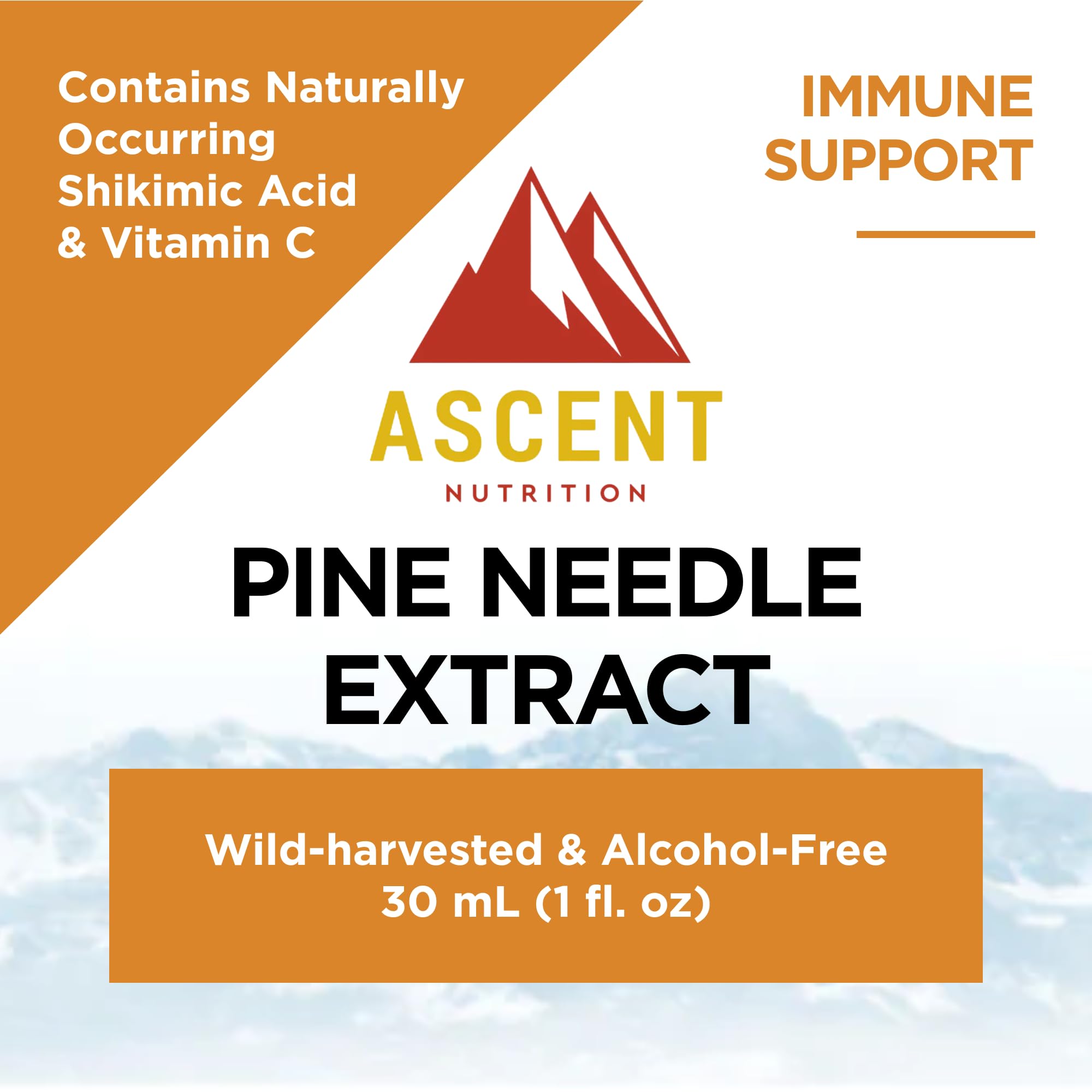Ascent Nutrition Eastern White Pine Extract 28g tincture packaging
