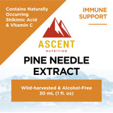 Ascent Nutrition Eastern White Pine Extract 28g tincture packaging