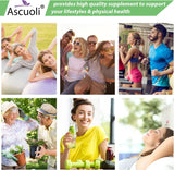 Ascuoli NMN 500mg + Trans-Resveratrol 400mg Supplement packaging side view