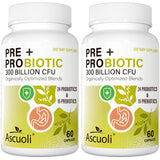 Ascuoli Probiotics 3 in 1 Supplement bottle front view