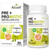 Ascuoli Probiotics 3 in 1 Supplement bottle front view