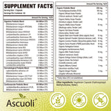 Ascuoli Probiotics 3 in 1 Supplement capsule close-up