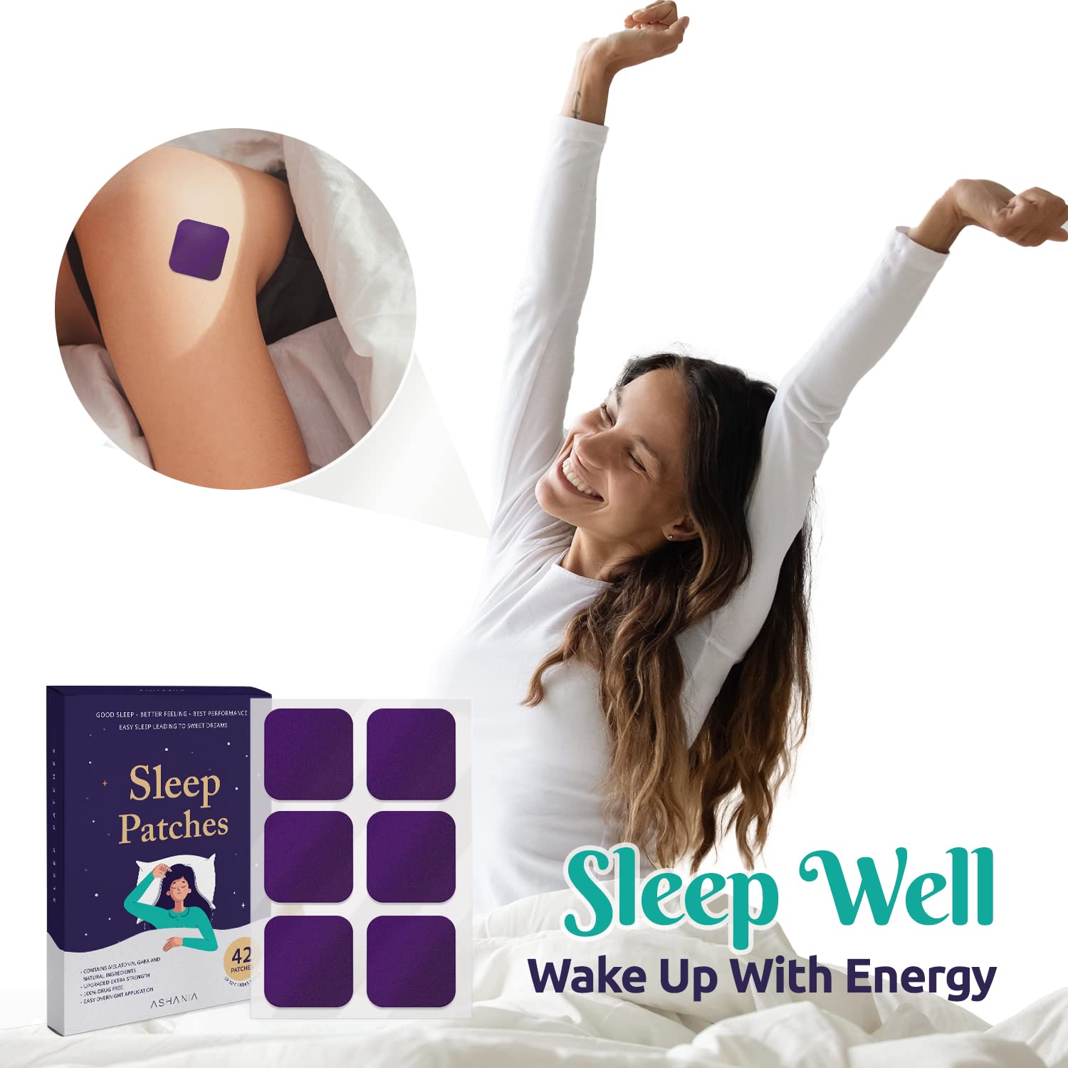 Ashania Sleep Patches natural ingredients list