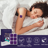 Ashania Sleep Patches showing peel-off backing