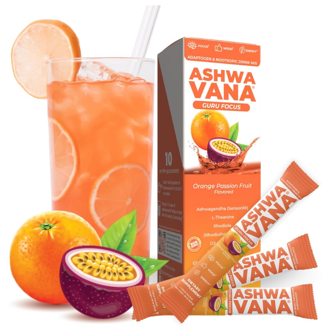 ASHWAVANA Ashwagandha & Rhodiola capsules front view