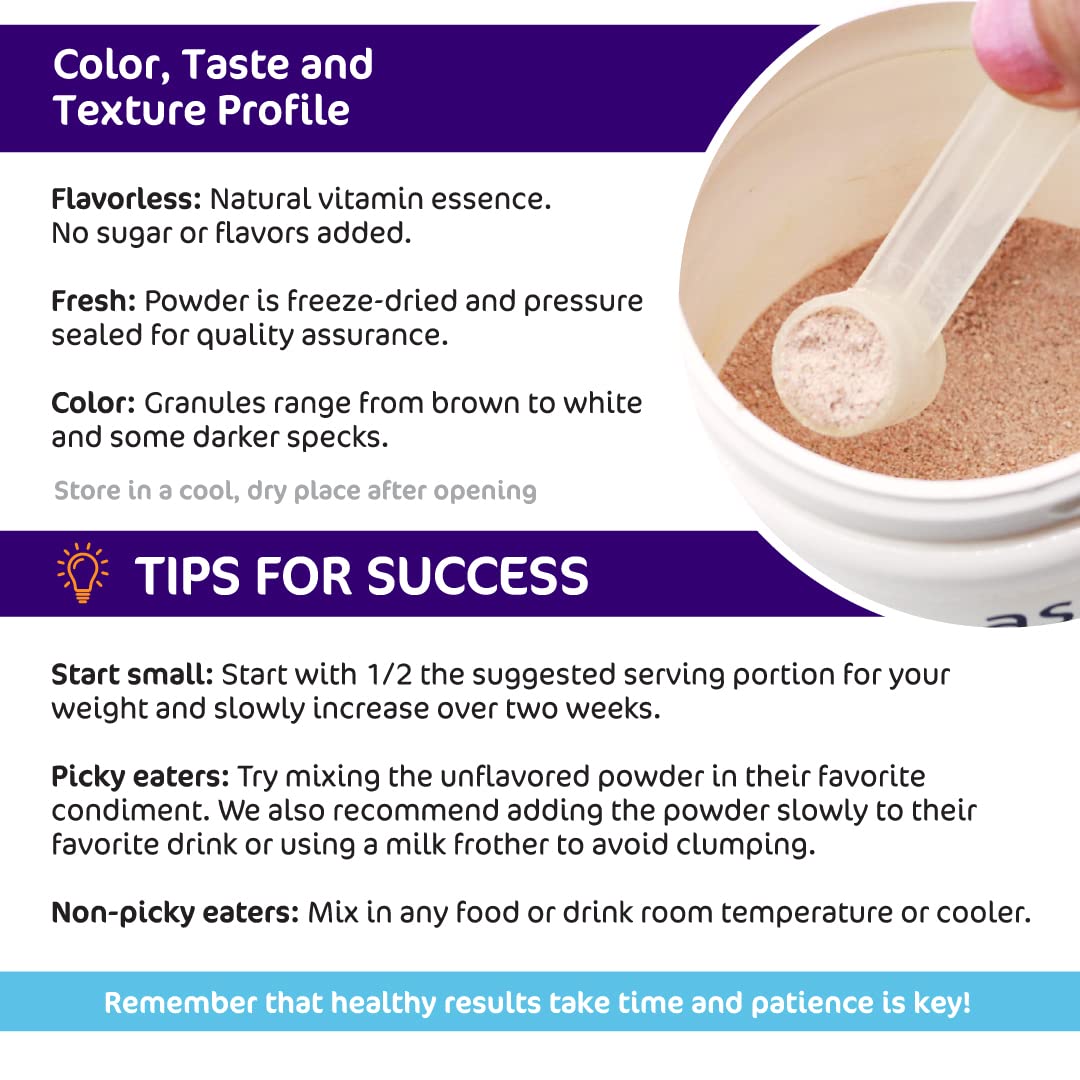Aspire Nutrition Multi+ Advanced Multivitamin Powder scoop and powder