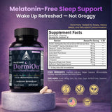 AsPray Pharma DormiOn Sleep Supplement 60 Capsules back view