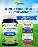 aSquared Nutrition Apigenin and L-Theanine Sleep Supplement in a wellness setting
