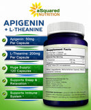 aSquared Nutrition Apigenin and L-Theanine Sleep Supplement ingredients list