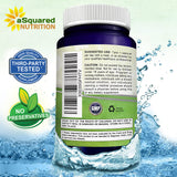 aSquared Nutrition Apigenin and L-Theanine Sleep Supplement with a glass of water