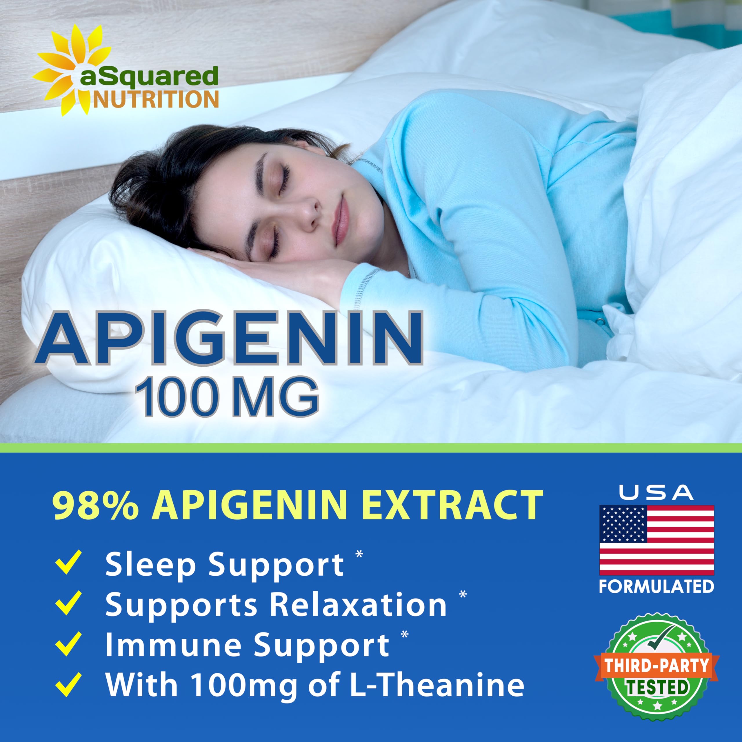 aSquared Nutrition Apigenin L-Theanine Gummies close-up of gummies