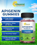 aSquared Nutrition Apigenin L-Theanine Gummies with fresh chamomile