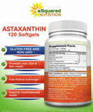 aSquared Nutrition Astaxanthin 10mg Softgels bottle side view