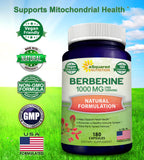 aSquared Nutrition Berberine HCl 1000mg capsules close-up
