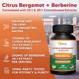 aSquared Nutrition Citrus Bergamot + Berberine Capsules on a wooden table