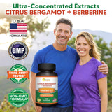 aSquared Nutrition Citrus Bergamot + Berberine Capsules side view