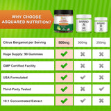 aSquared Nutrition Citrus Bergamot Gummies bottle with lid