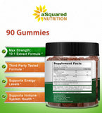 aSquared Nutrition Citrus Bergamot Gummies nutritional information