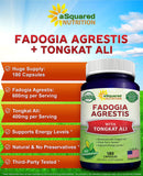 aSquared Nutrition Fadogia Agrestis + Tongkat Ali supplement side view