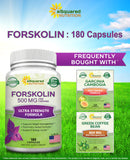 aSquared Nutrition Forskolin 500mg capsules close-up
