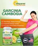 aSquared Nutrition Garcinia Cambogia 1600mg capsules on a table