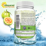 aSquared Nutrition Garcinia Cambogia 1600mg nutritional information