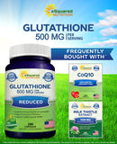 aSquared Nutrition Glutathione 500mg bottle back view