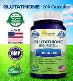 aSquared Nutrition Glutathione 500mg capsule close-up