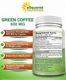 aSquared Nutrition Green Coffee Bean Extract bottle top view
