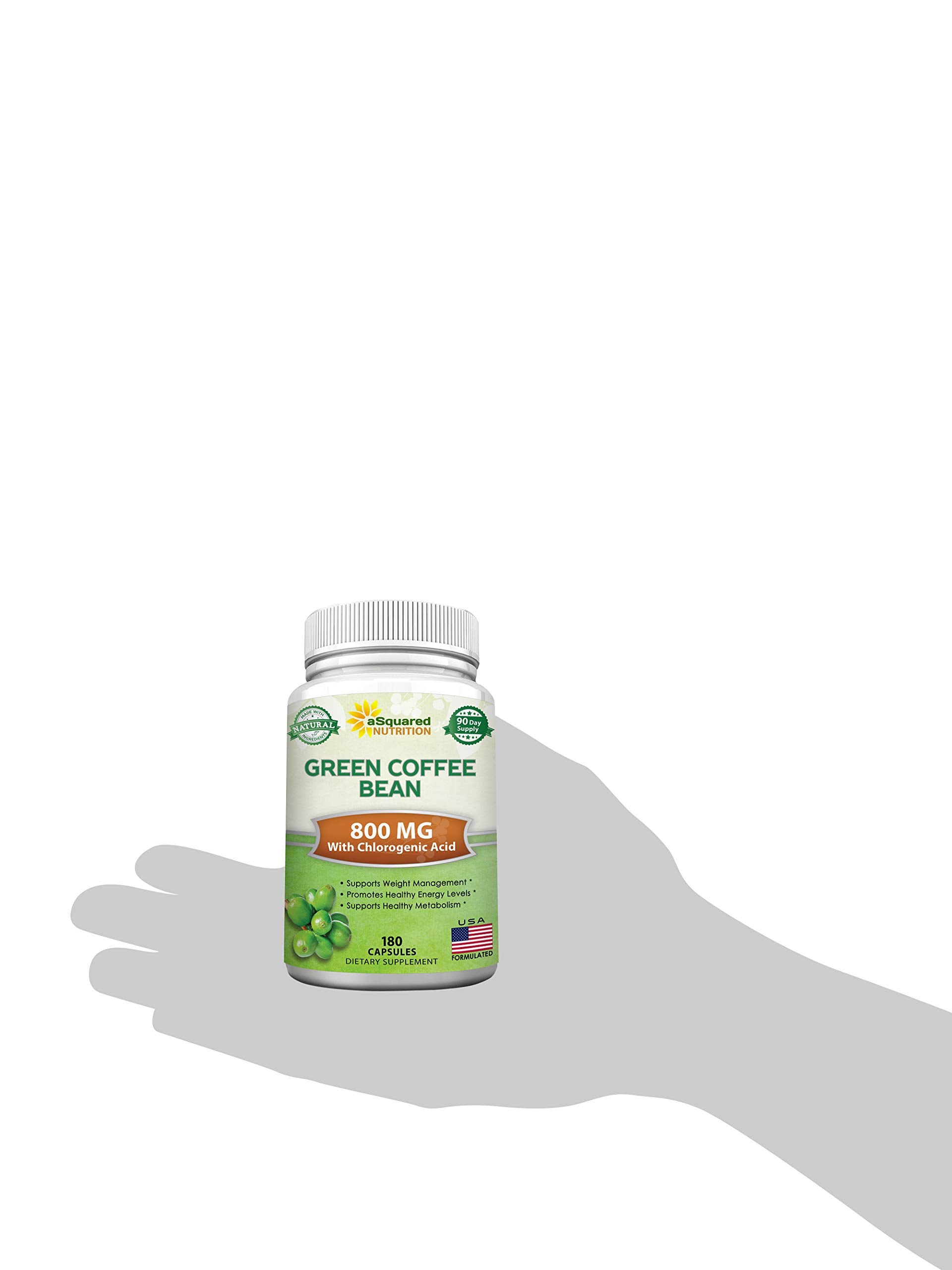 aSquared Nutrition Green Coffee Bean Extract product packaging