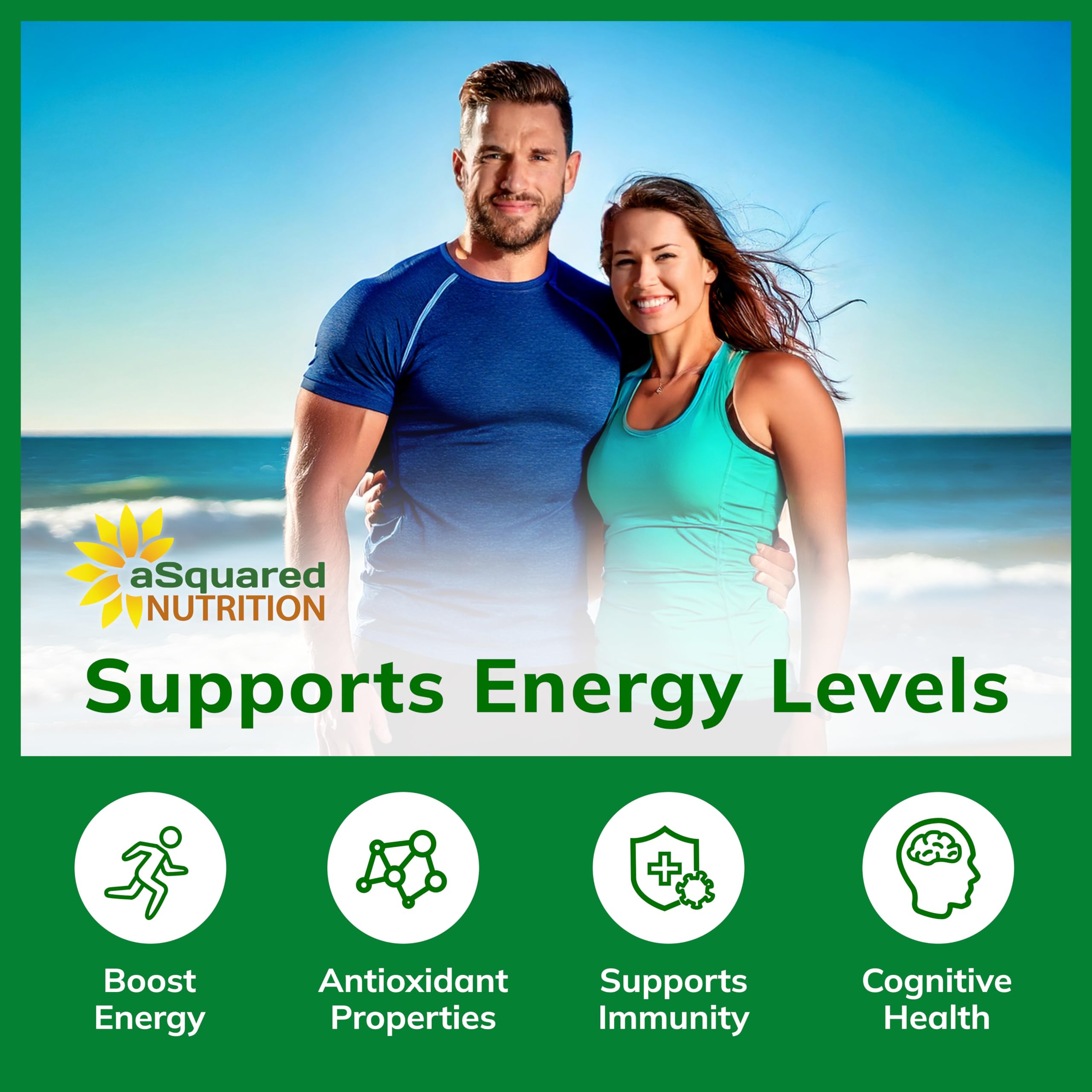 aSquared Nutrition Green Tea Extract 500mg bottle with capsules
