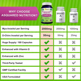 aSquared Nutrition Inositol Supplement bottle with measuring spoon