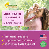 aSquared Nutrition Inositol Supplement capsules in hand