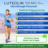 aSquared Nutrition Luteolin 100mg capsules close-up