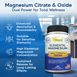 aSquared Nutrition Magnesium 500mg Capsules with other supplements