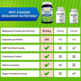aSquared Nutrition Magnesium Citrate bottle with lifestyle background