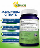 aSquared Nutrition Magnesium Citrate capsules on a wooden surface
