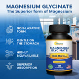 aSquared Nutrition Magnesium Glycinate 1000mg nutritional information