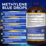 aSquared Nutrition Methylene Blue 10mg bottle with Vitamin C