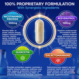 aSquared Nutrition NAD+ Supplement 710mg capsule close-up
