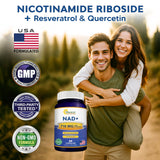 aSquared Nutrition NAD+ Supplement 710mg side view