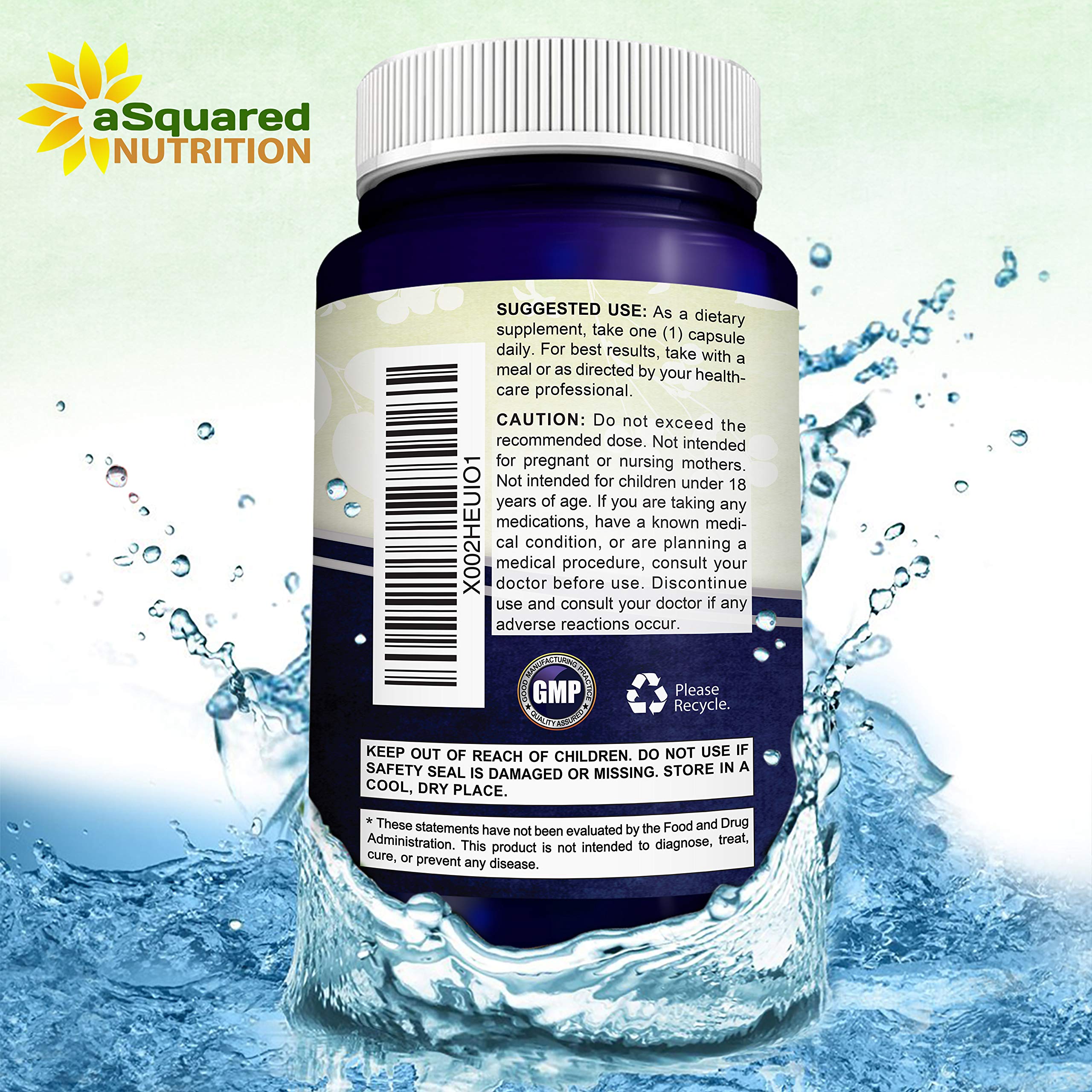 aSquared Nutrition Nicotinamide CoQ10 supplement packaging