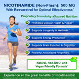 aSquared Nutrition Nicotinamide Resveratrol 500mg capsules in hand
