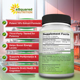 aSquared Nutrition Panax Ginseng Extract 90 capsules in packaging
